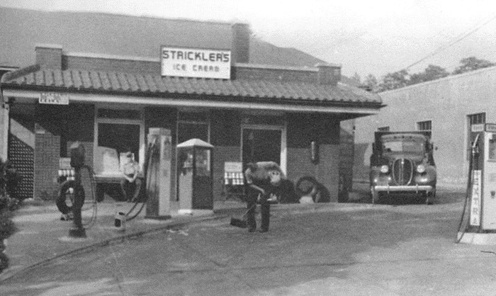 Stricklers Store and Gas Station 1950s